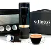 Cafetera Portátil Stiletto Espresso Con Batería 20 Bares