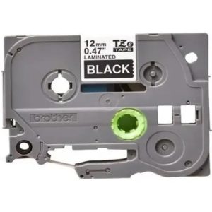 Cinta Rotuladora  Brother Tze-335 12mm Blanco S/ Negro